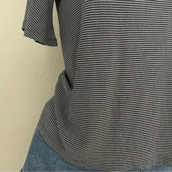 Blue Stripe Knit Top - Picture 4 of 5